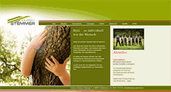 Desktop Screenshot of holzbau-stemmer.de