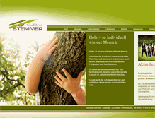 Tablet Screenshot of holzbau-stemmer.de